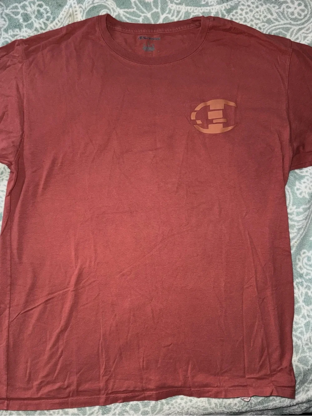 Men's Maroon Graphic Champion Tee - Picture 3 of 3